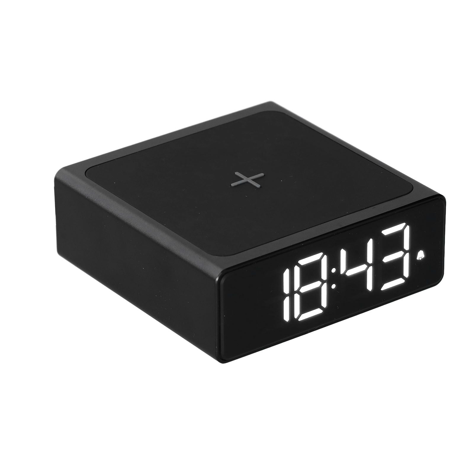 Digital Alarm Clock 3 In1 LED Desktop Digital Clock with Wireless Charging USB Power Supply for Bedroom Bedside Office